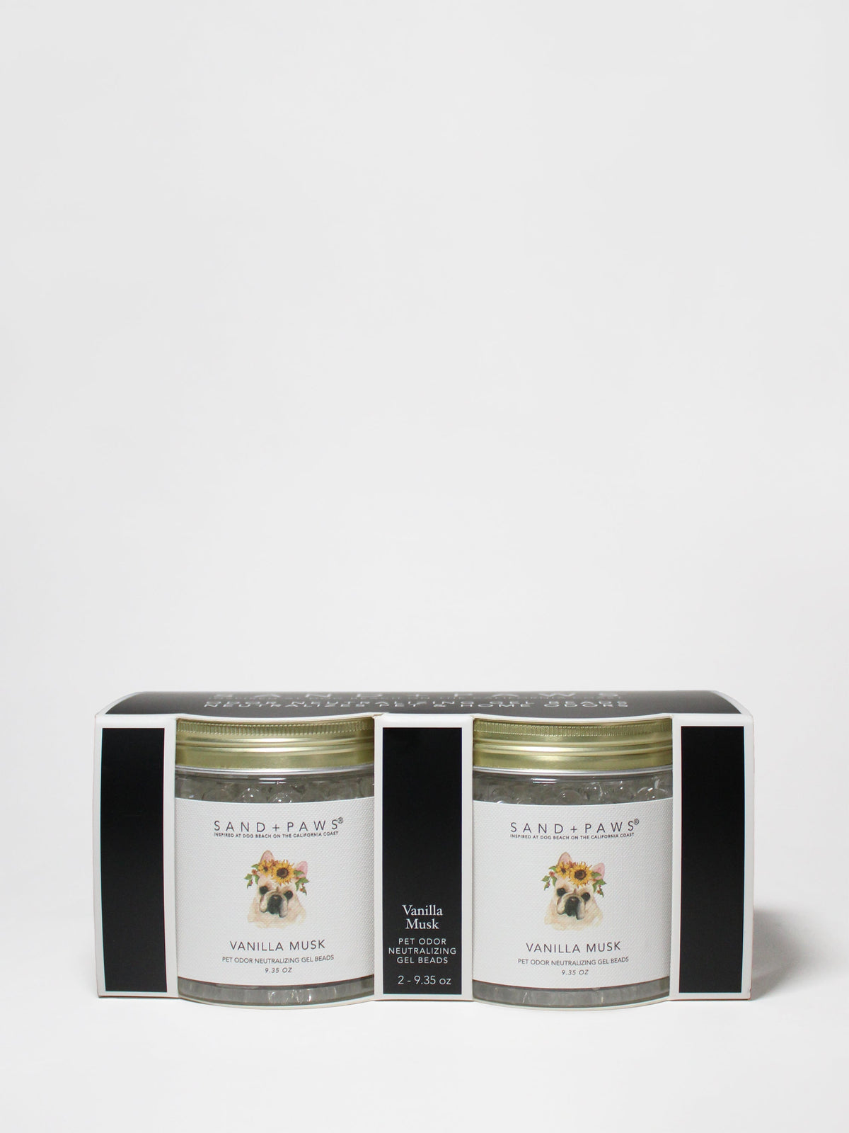Sand + Paws Vanilla Musk 9.35 oz Gel Scent Beads Pack of 2