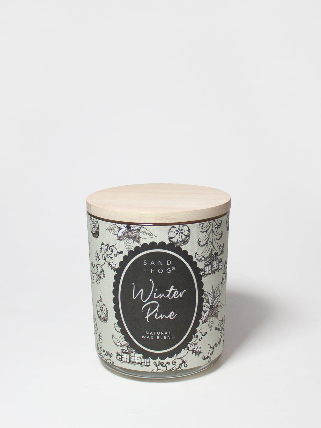Winter Pine 10oz scented linen candle